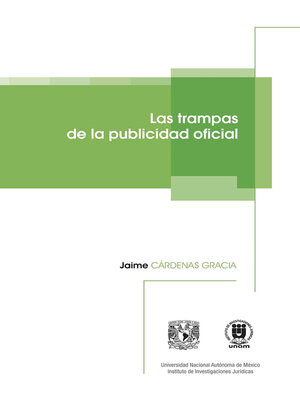 cover image of Las trampas de la publicidad oficial
